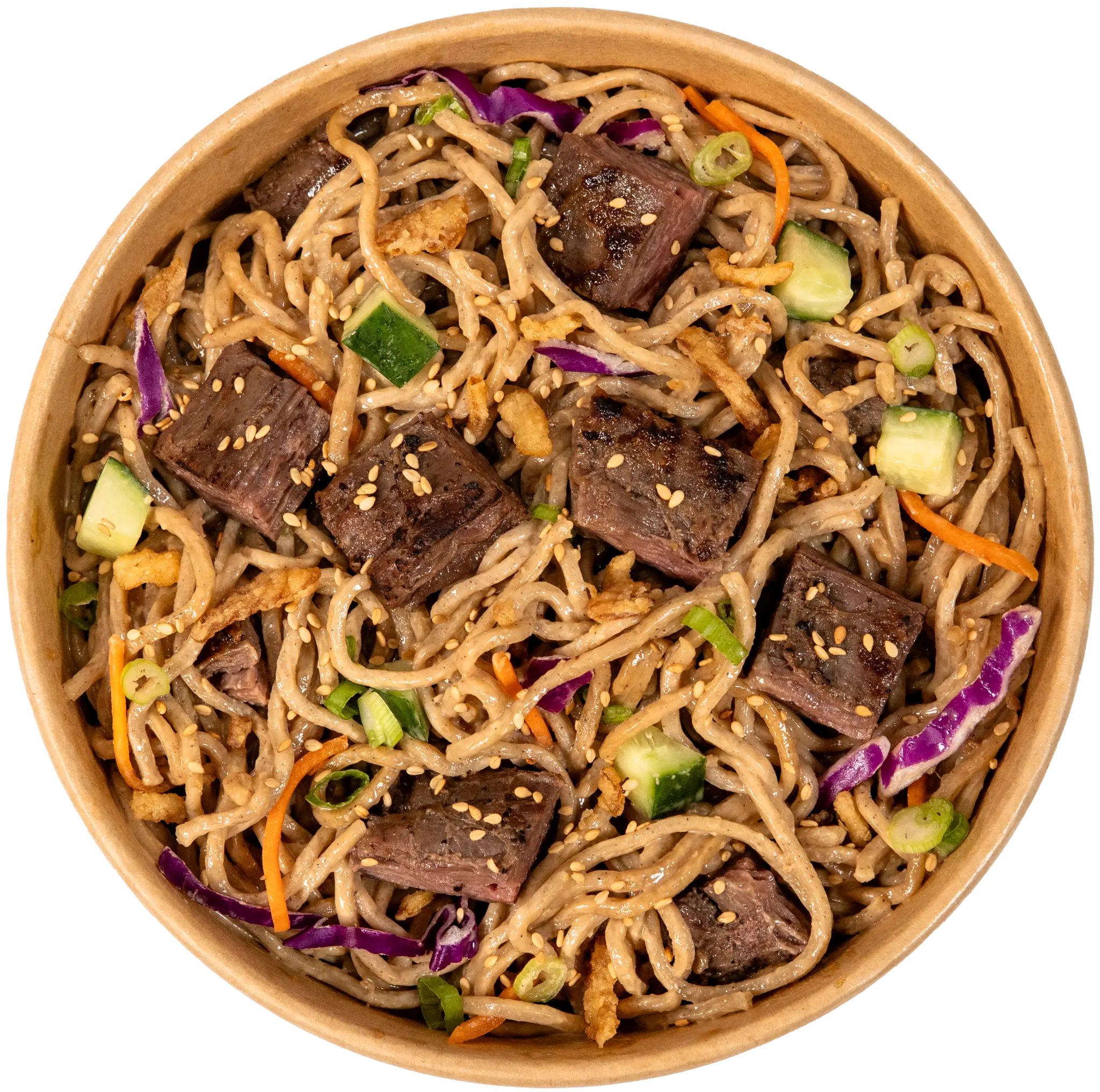 Teriyaki Steak Chilled Noodle Bowl
