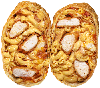 Chicken Mac & Cheese Crunch Burrito